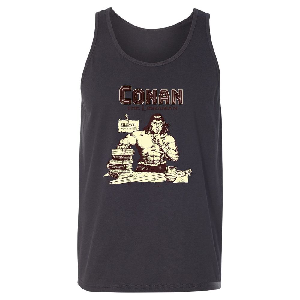 Unisex Jersey Tank - A61D9G3K - Dark Grey - 7