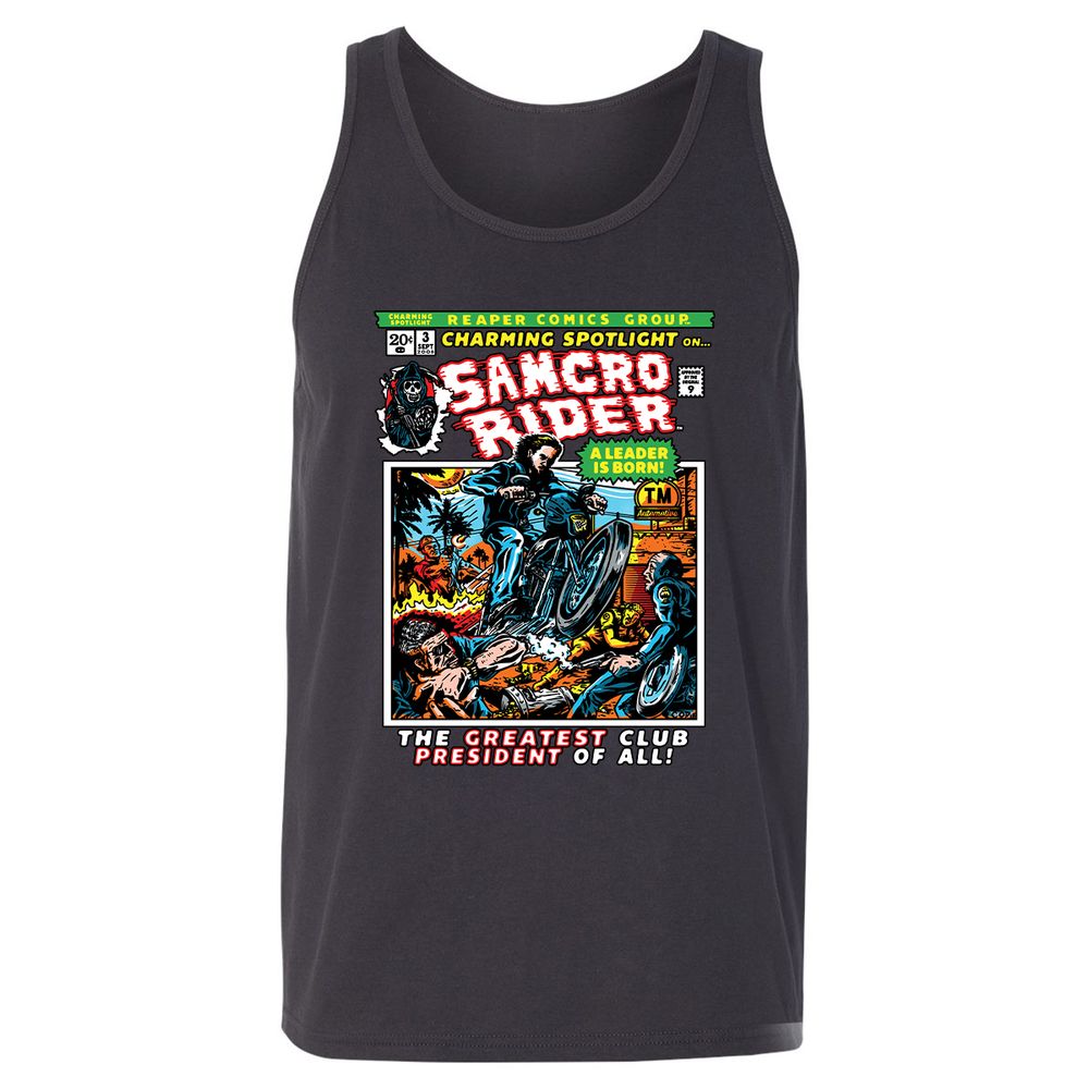 Unisex Jersey Tank - QPS9S1WF - Dark Grey - 7