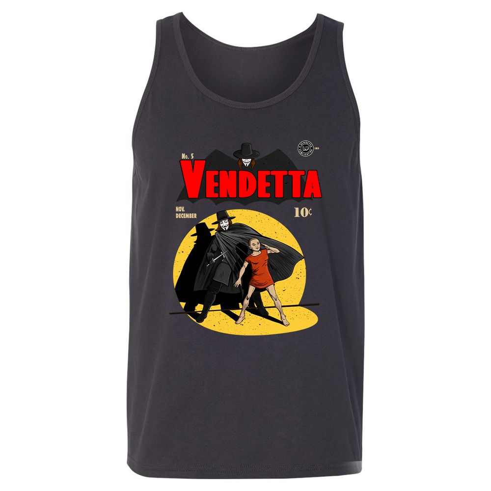 Unisex Jersey Tank - NAVY3HED - Dark Grey - 7