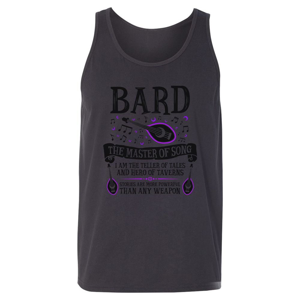 Unisex Jersey Tank - RQD9F87S - Dark Grey - 7