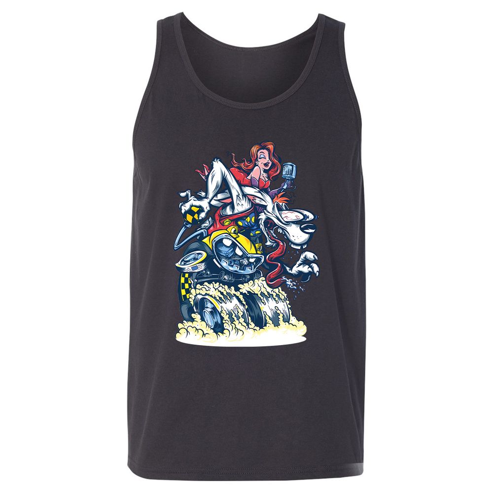 Unisex Jersey Tank - BVKSUKCR - Dark Grey - 7