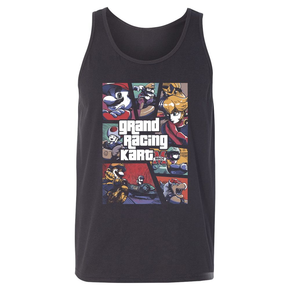 Unisex Jersey Tank - BRG9P3PV - Dark Grey - 7