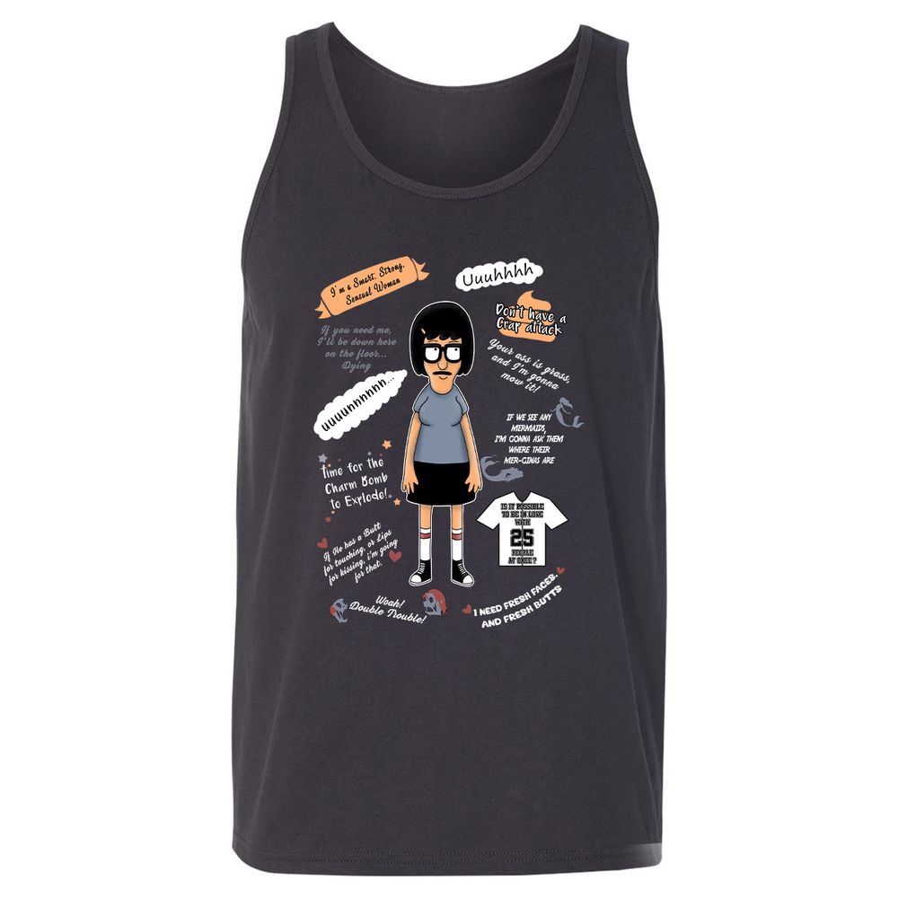 Unisex Jersey Tank - 9X2QMVES - Dark Grey - 7
