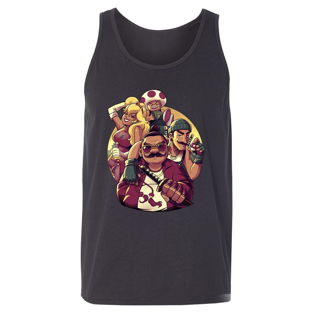 Unisex Jersey Tank - UDQEB1JH - Dark Grey - 7