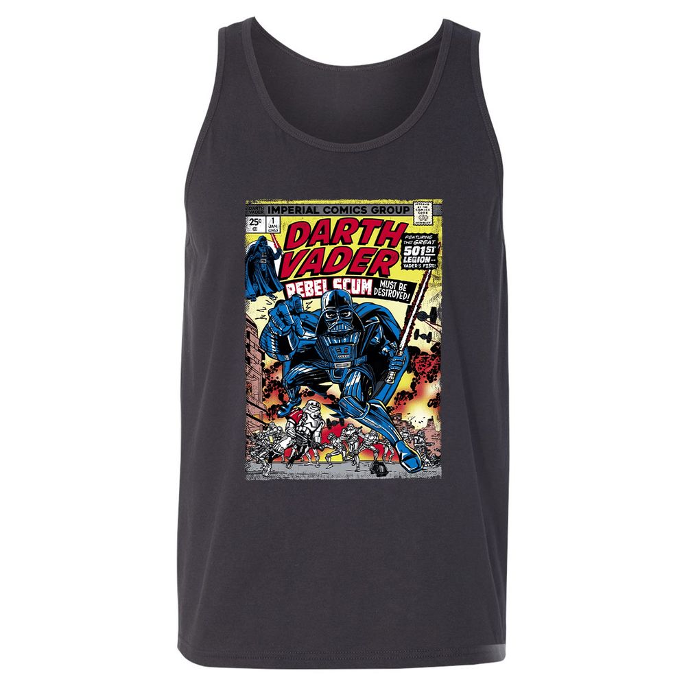 Unisex Jersey Tank - KLW8WTSN - Dark Grey - 7