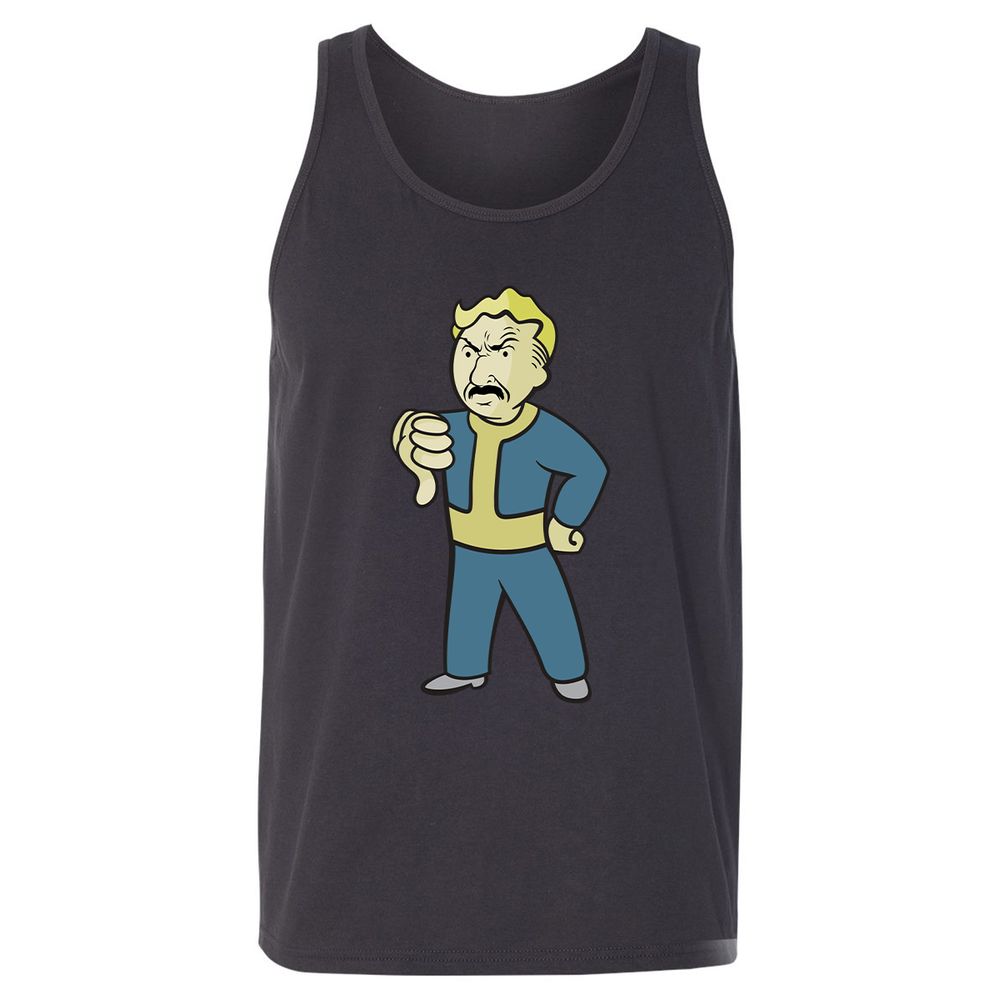 Unisex Jersey Tank - PX5XPJH8 - Dark Grey - 7