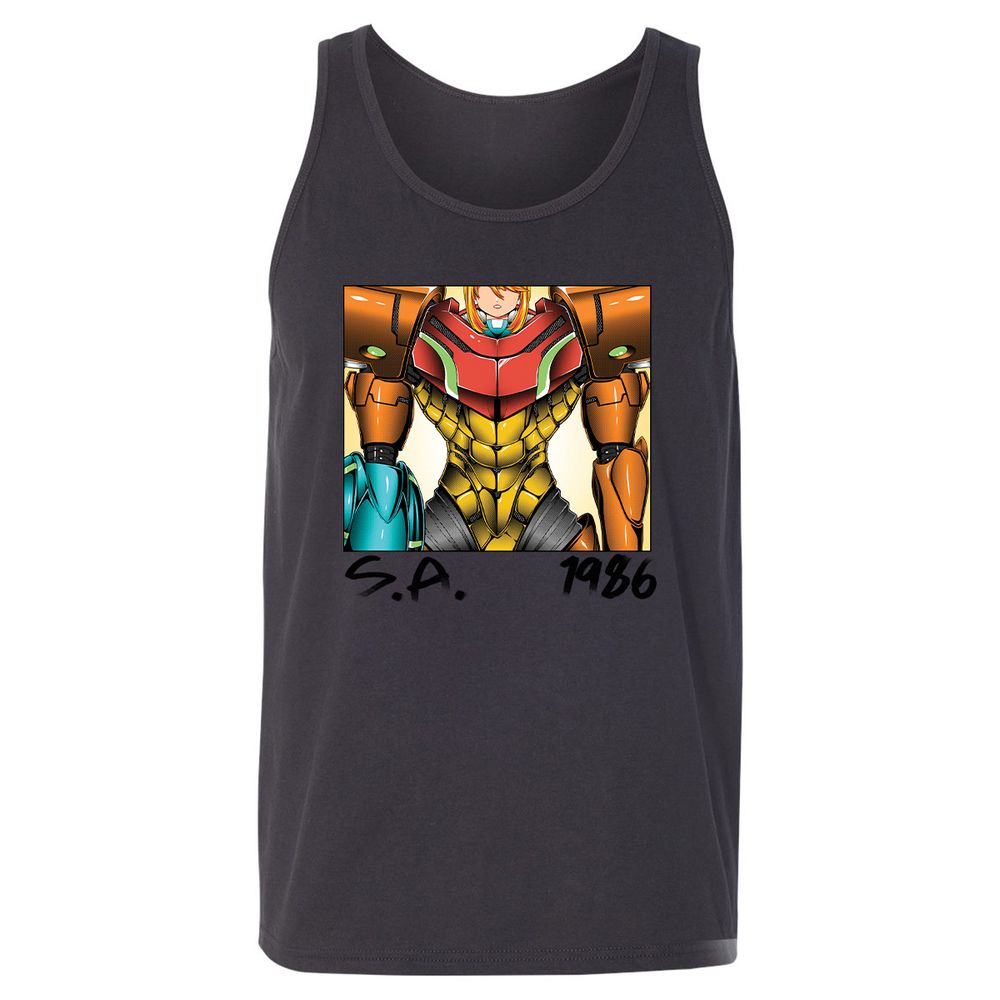 Unisex Jersey Tank - 5D5QZ9D7 - Dark Grey - 7