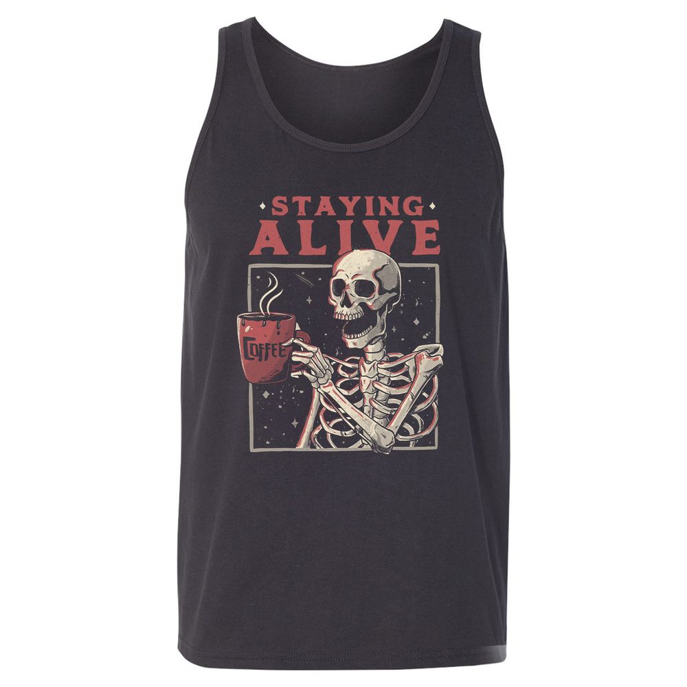 Unisex Jersey Tank - 6GQYN66S - Dark Grey - 7