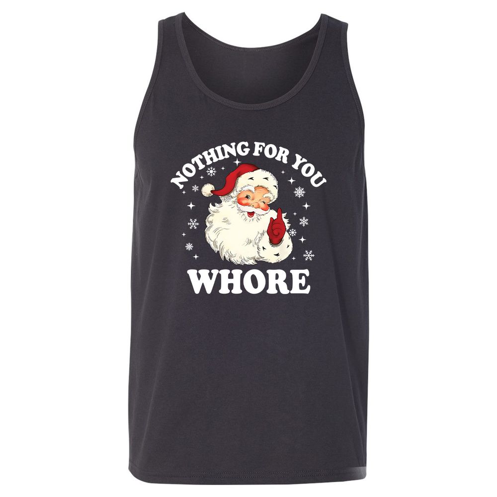 Nothing For You Whore Santa - Dark Grey - 7
