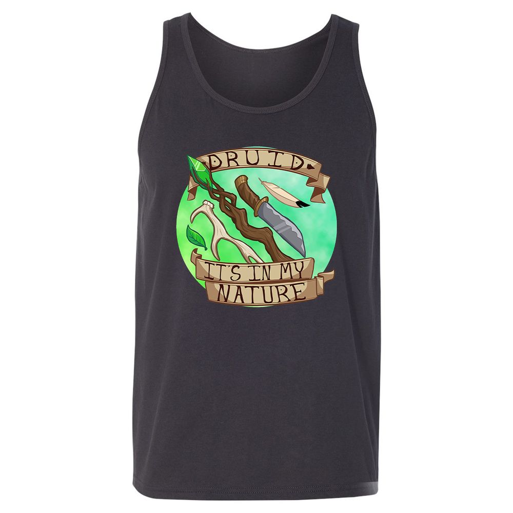 Unisex Jersey Tank - ASDJSX66 - Dark Grey - 7