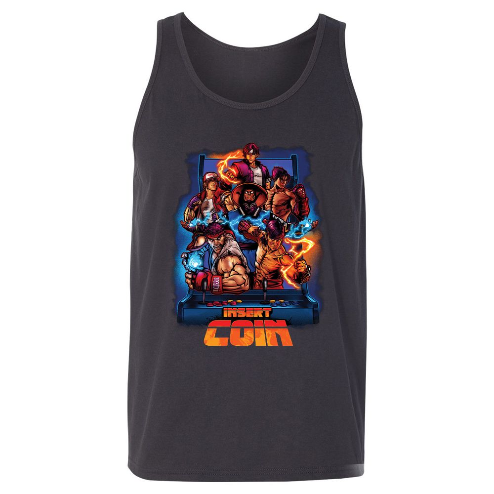 Unisex Jersey Tank - YGXGFSRU - Dark Grey - 7