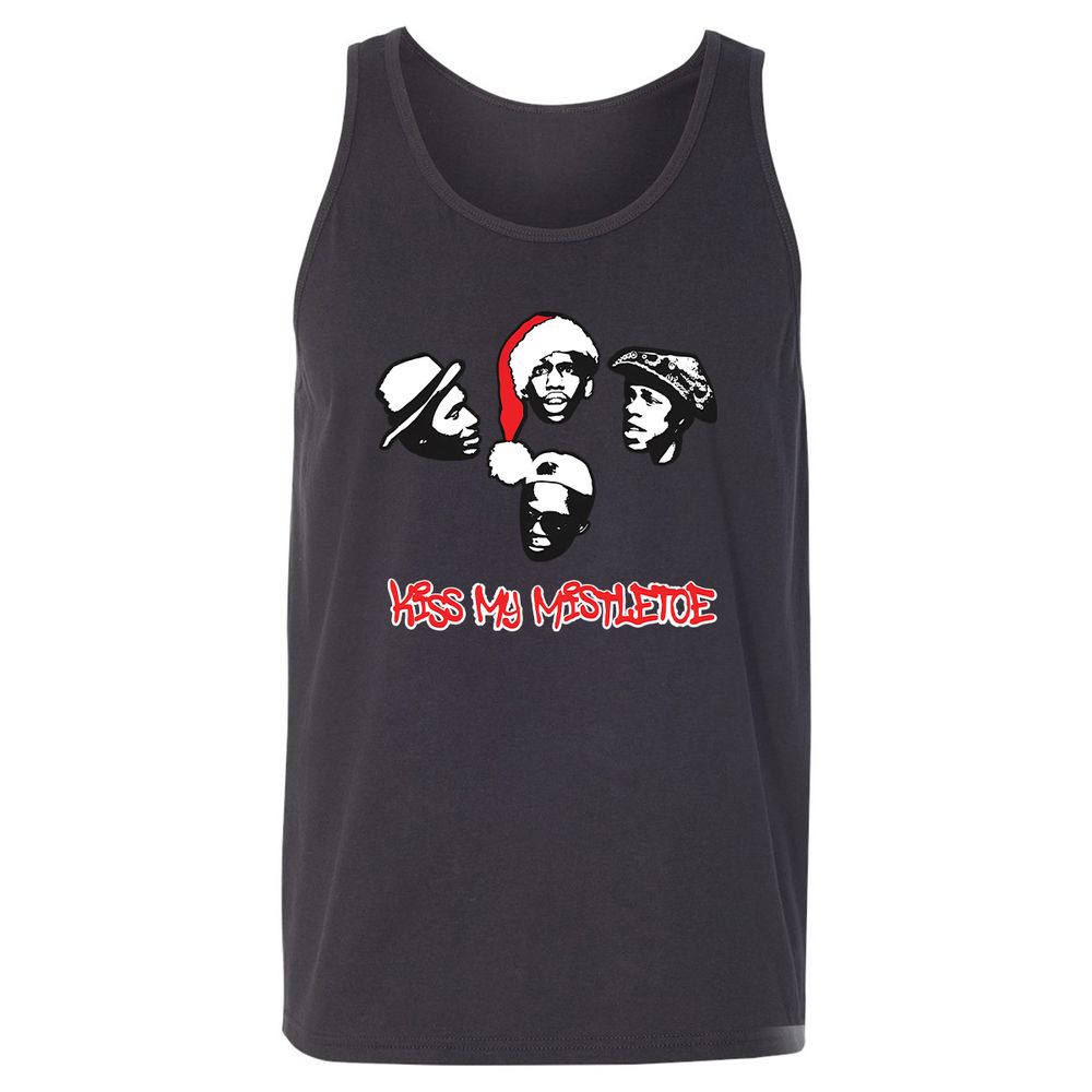 Kiss My Mistletoe Xmas Rap - Dark Grey - 7