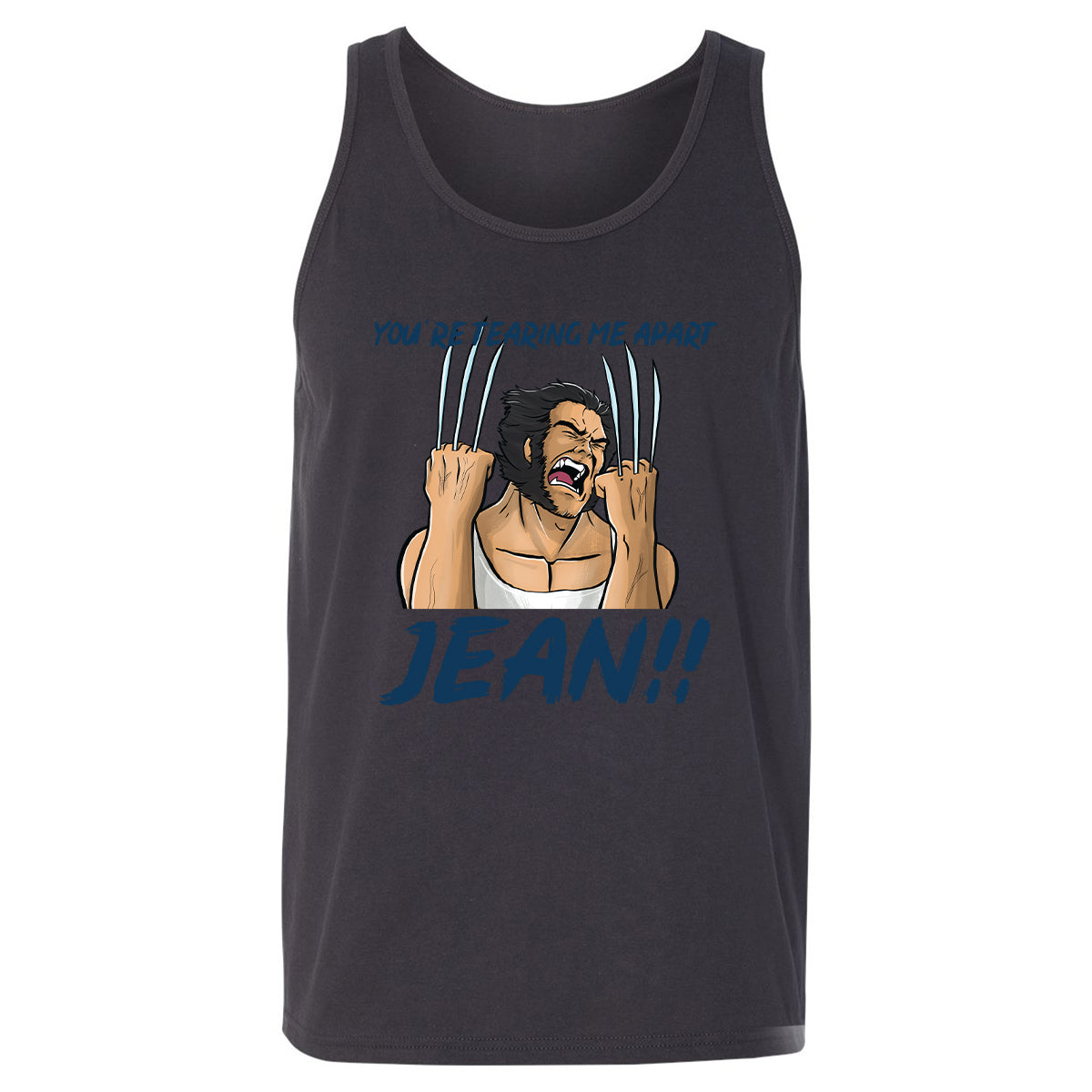 Unisex Jersey Tank - LBTP1PWS - Dark Grey - 7