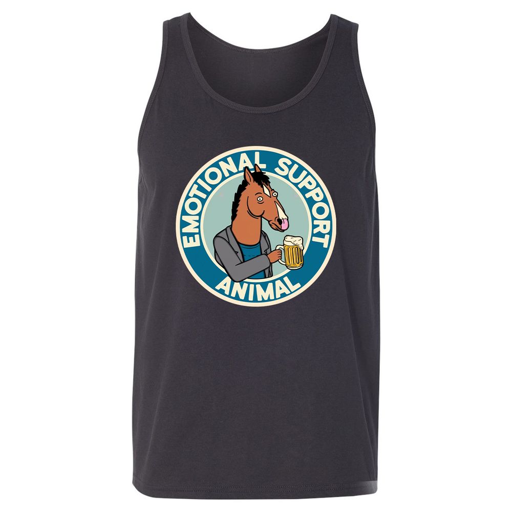 Unisex Jersey Tank - Y1CPJDX2 - Dark Grey - 7