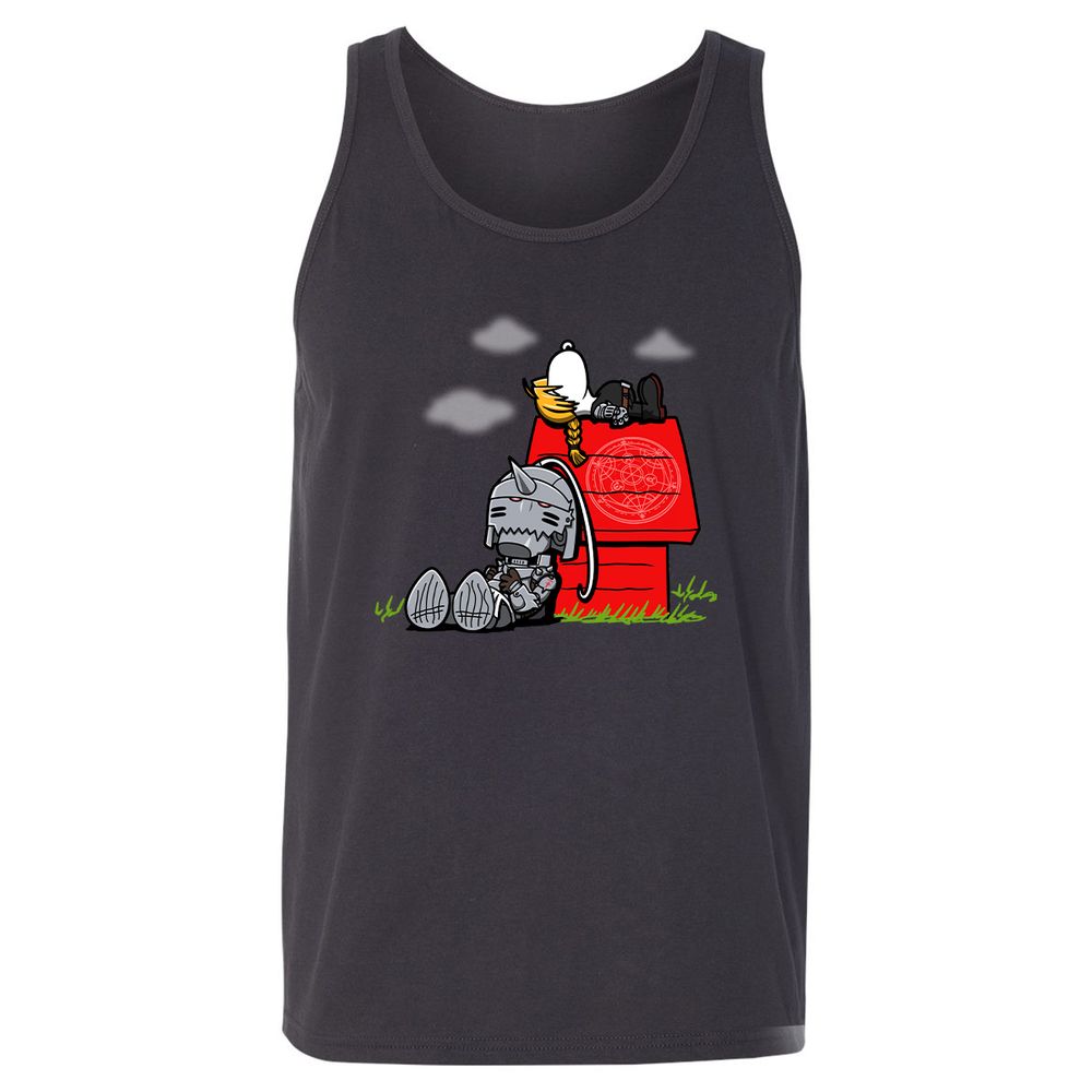 Unisex Jersey Tank - Y83L7DNK - Dark Grey - 7