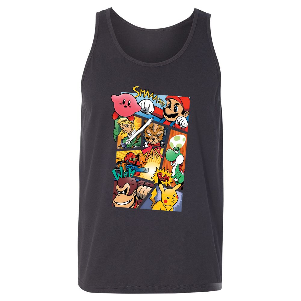 Unisex Jersey Tank - JSJ99E82 - Dark Grey - 7