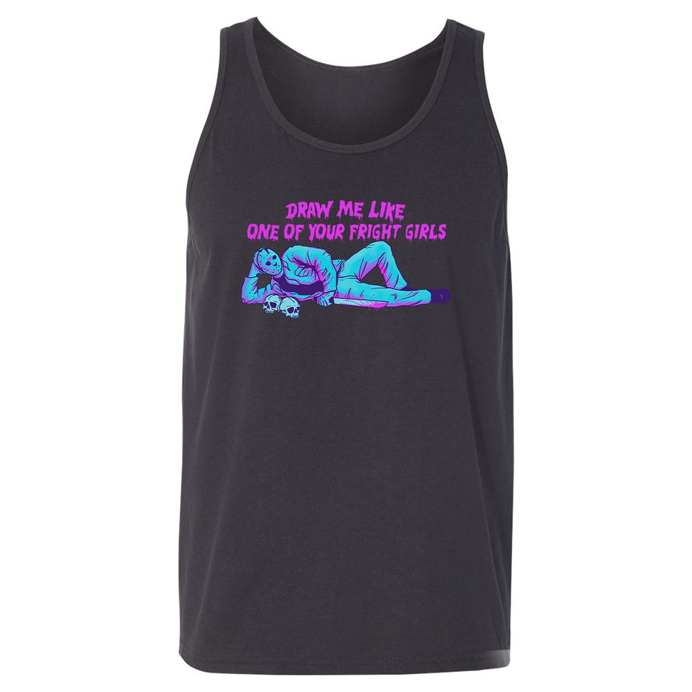 Unisex Jersey Tank - HX7PT4FQ - Dark Grey - 7
