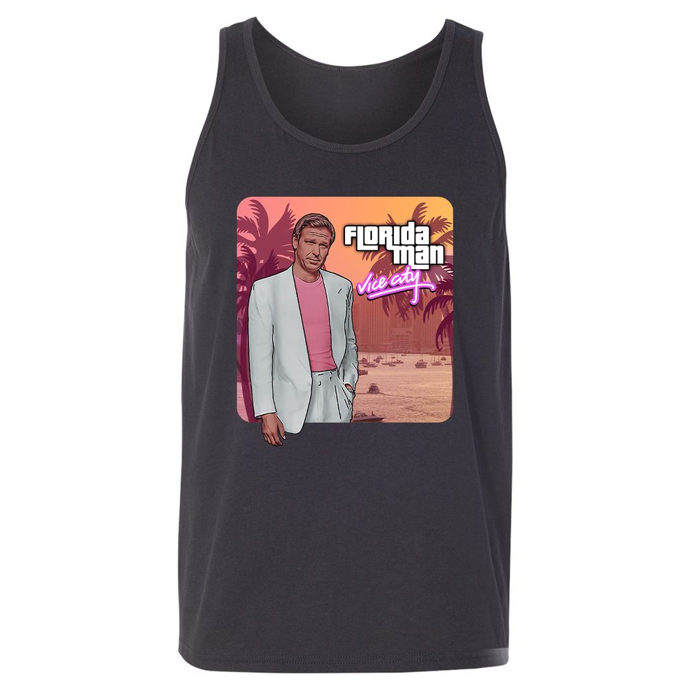 Unisex Jersey Tank - KF4AH61W - Dark Grey - 7