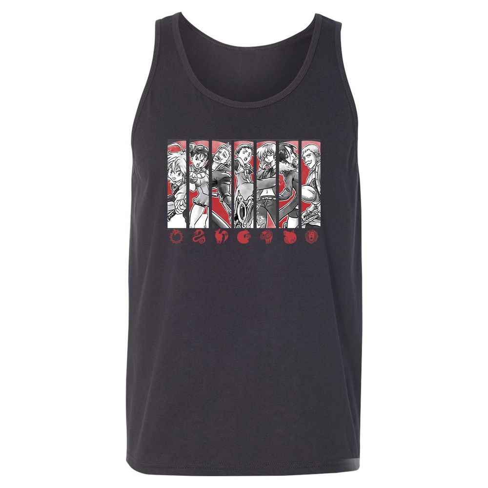 Unisex Jersey Tank - B7HT5QTJ - Dark Grey - 7