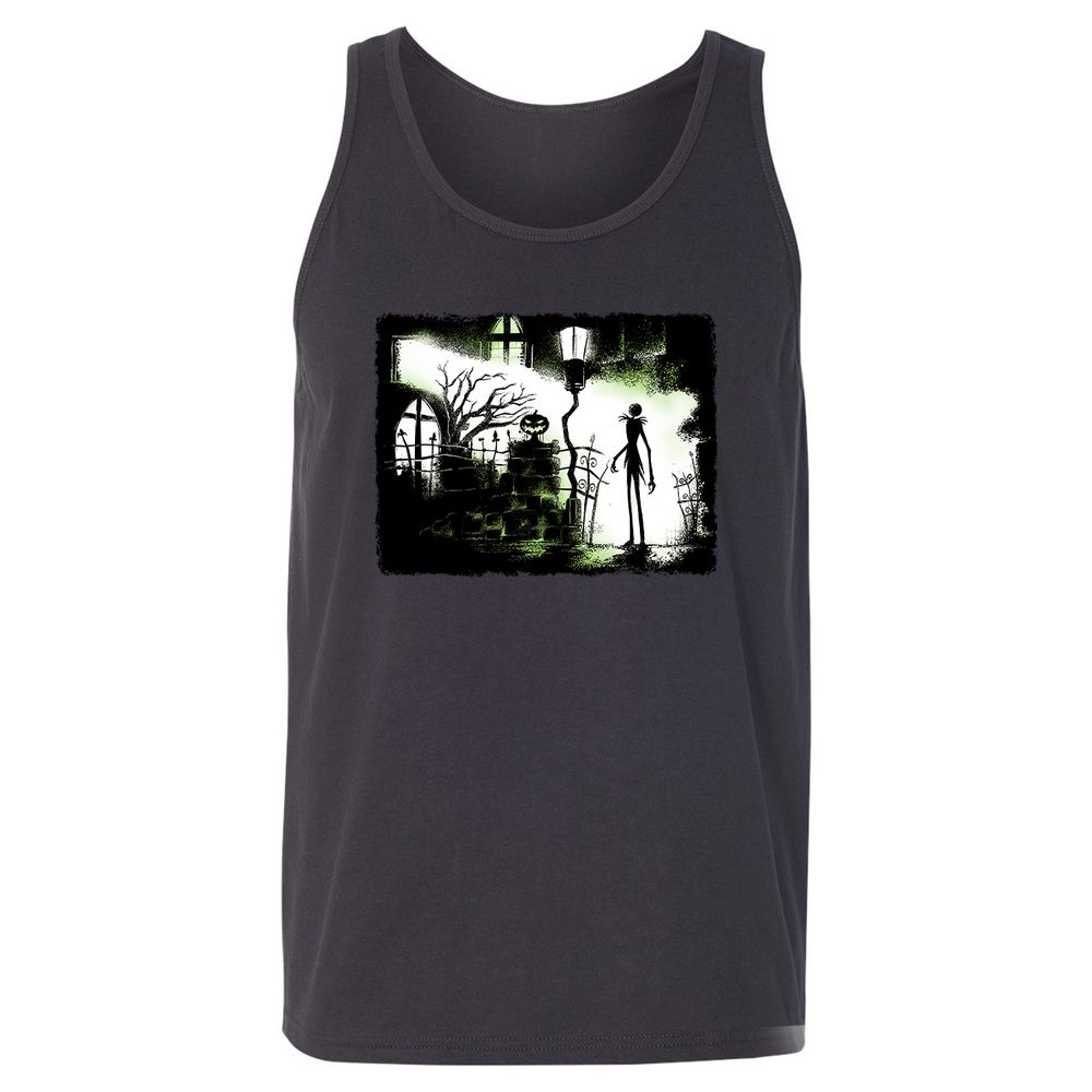 Unisex Jersey Tank - Black - Dark Grey - 7