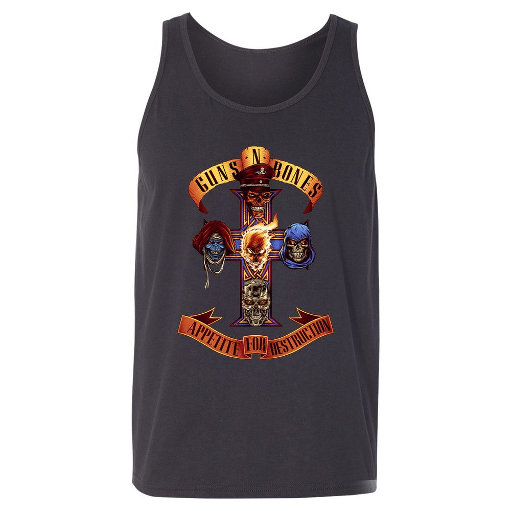 Unisex Jersey Tank - Q51MAB3U - Dark Grey - 7