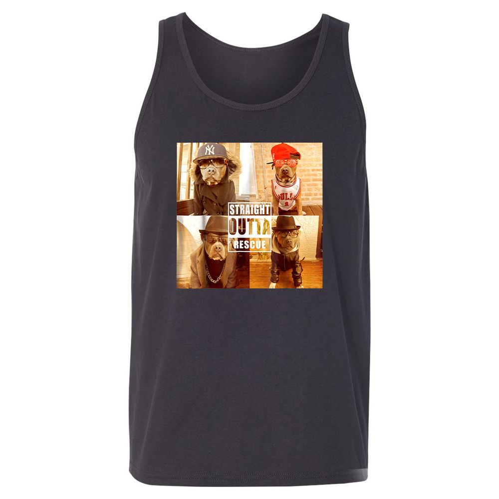 Unisex Jersey Tank - 4G3C7U97 - Dark Grey - 7