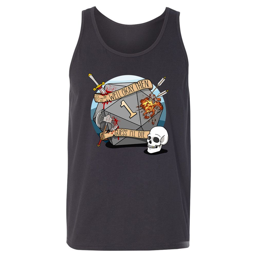 Unisex Jersey Tank - R796XEP3 - Dark Grey - 7