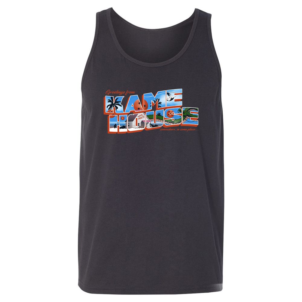 Unisex Jersey Tank - PNQXD489 - Dark Grey - 7