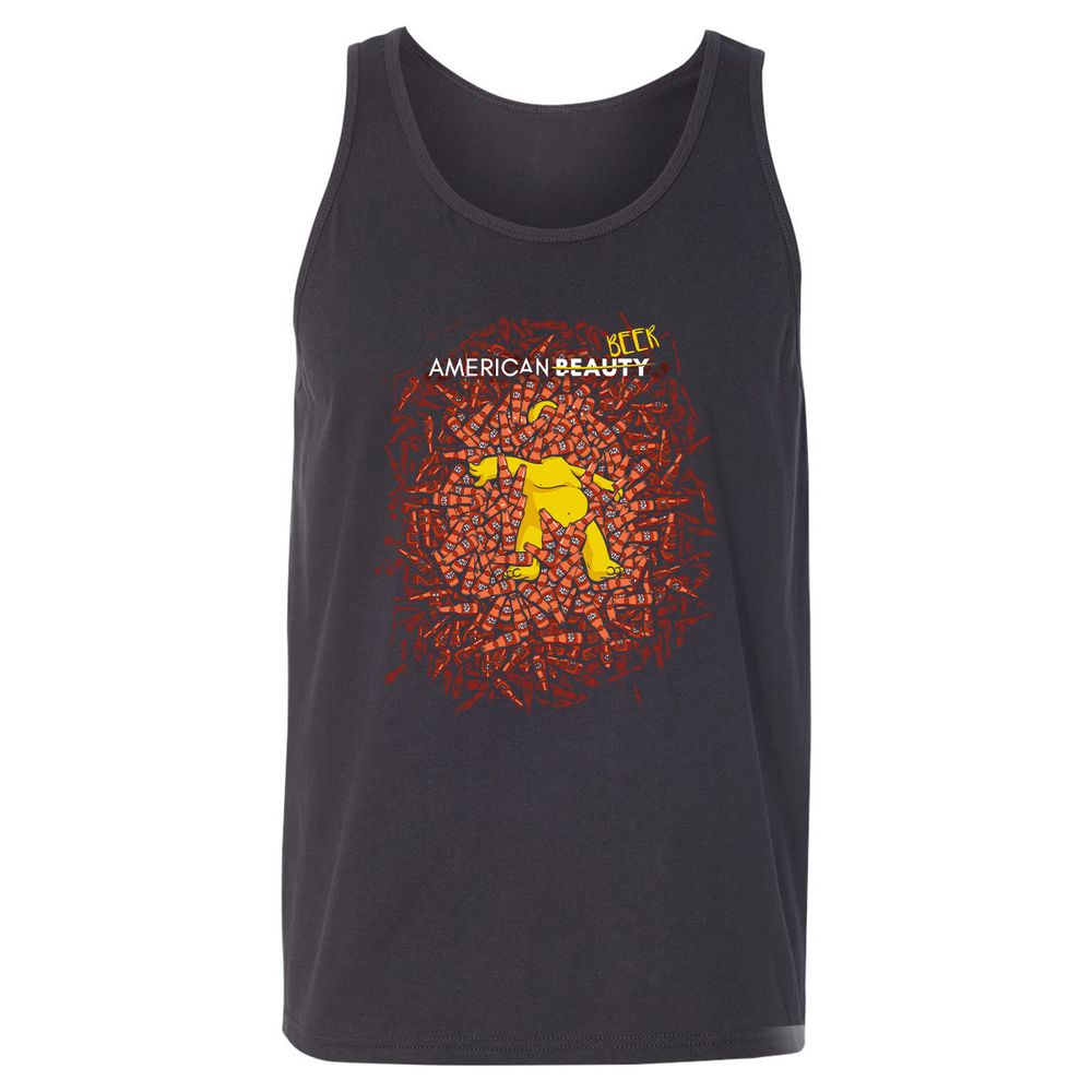Unisex Jersey Tank - XZHJ3AFG - Dark Grey - 7
