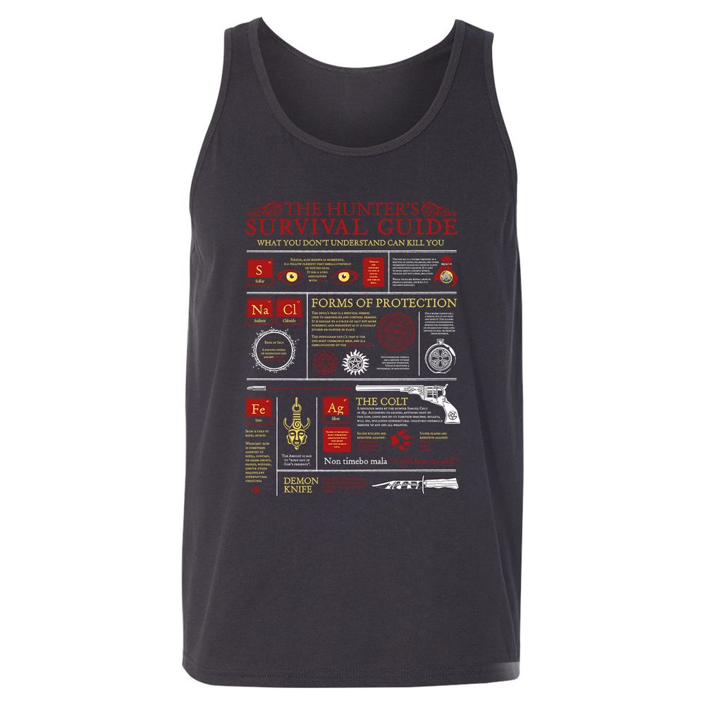 Unisex Jersey Tank - ZSTQVVV3 - Dark Grey - 7