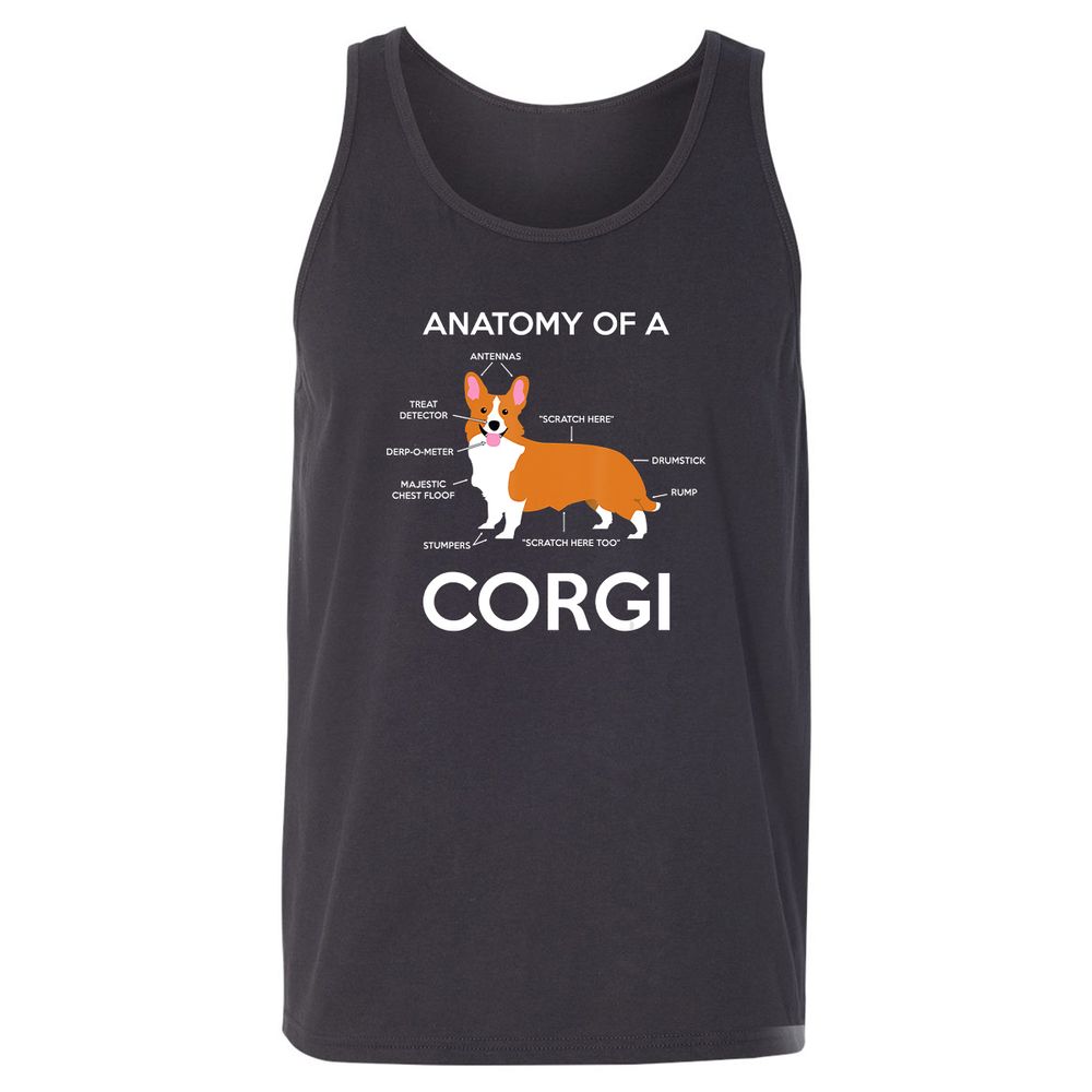 Unisex Jersey Tank - M5T5VR7N - Dark Grey - 7