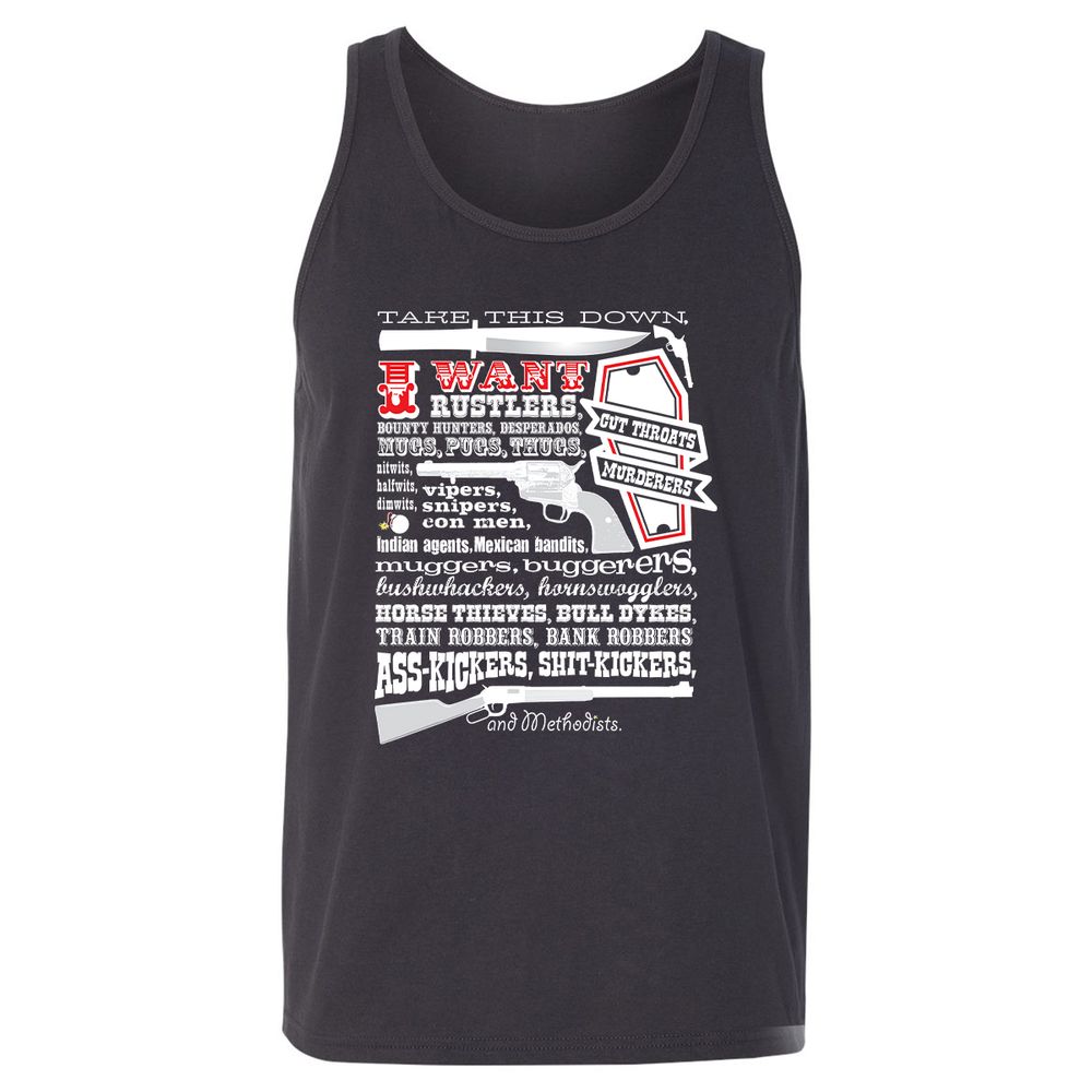 Unisex Jersey Tank - UMA6XXYF - Dark Grey - 7
