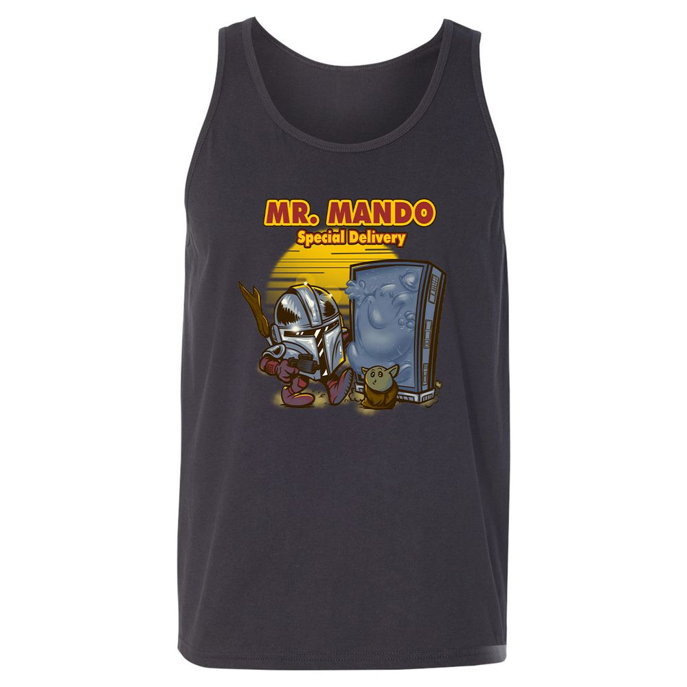 Unisex Jersey Tank - R2J6GG3F - Dark Grey - 7