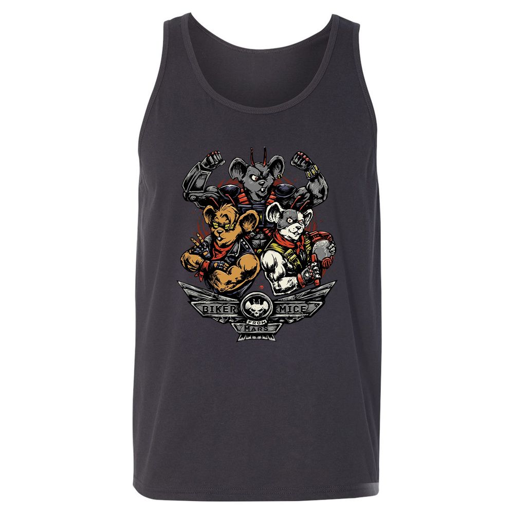 Unisex Jersey Tank - YUWTDX31 - Dark Grey - 7