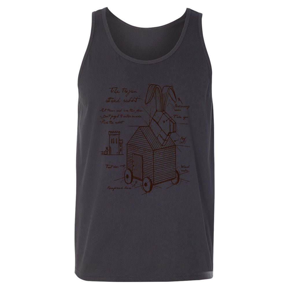 Unisex Jersey Tank - Q7NYSGFQ - Dark Grey - 7