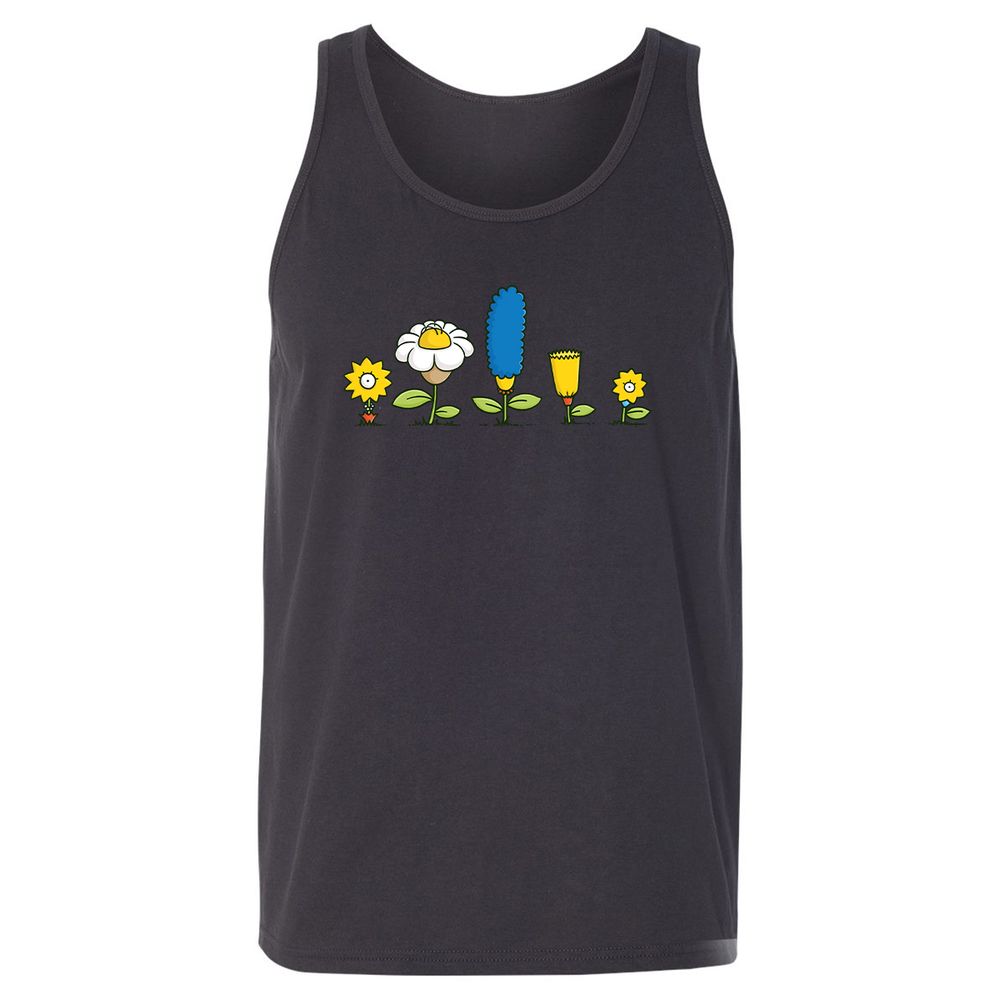 Unisex Jersey Tank - GTDTPVLX - Dark Grey - 7