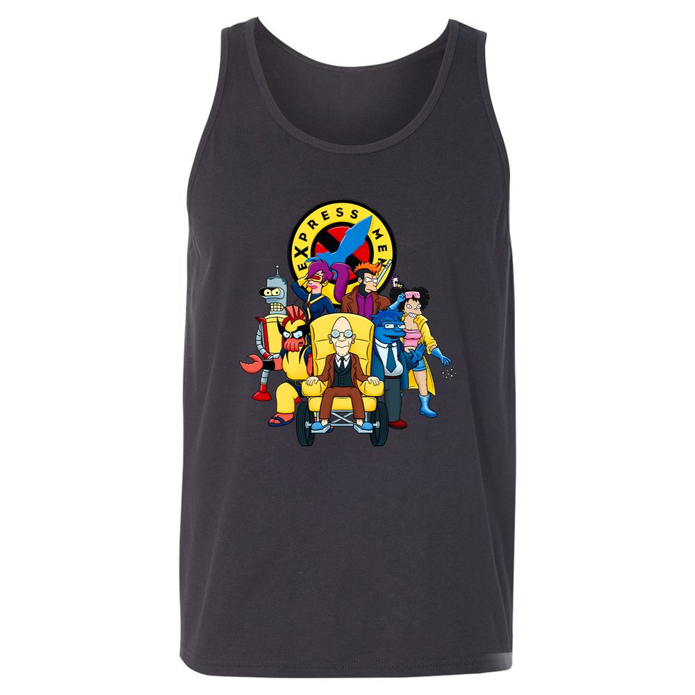 Unisex Jersey Tank - CS1C4Y4N - Dark Grey - 7