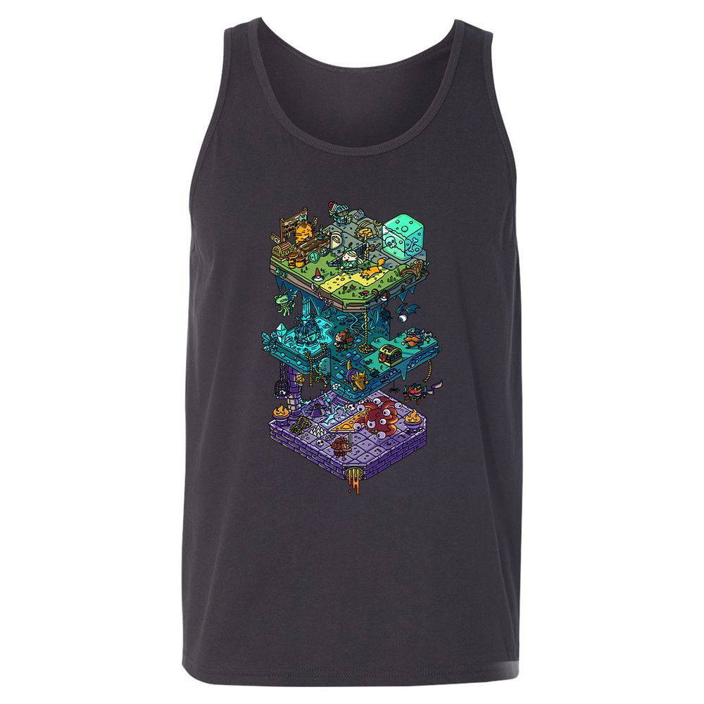 Unisex Jersey Tank - QCRRYWCL - Dark Grey - 7