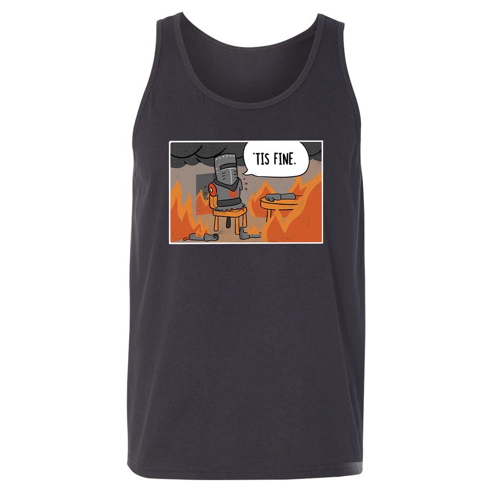 Unisex Jersey Tank - XH4UTK92 - Dark Grey - 7