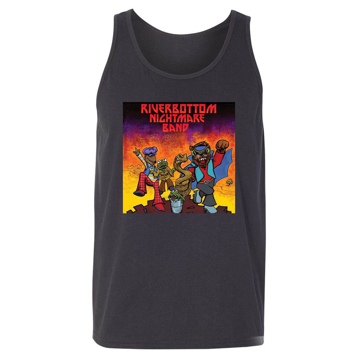 Unisex Jersey Tank - C973VP3C - Dark Grey - 7