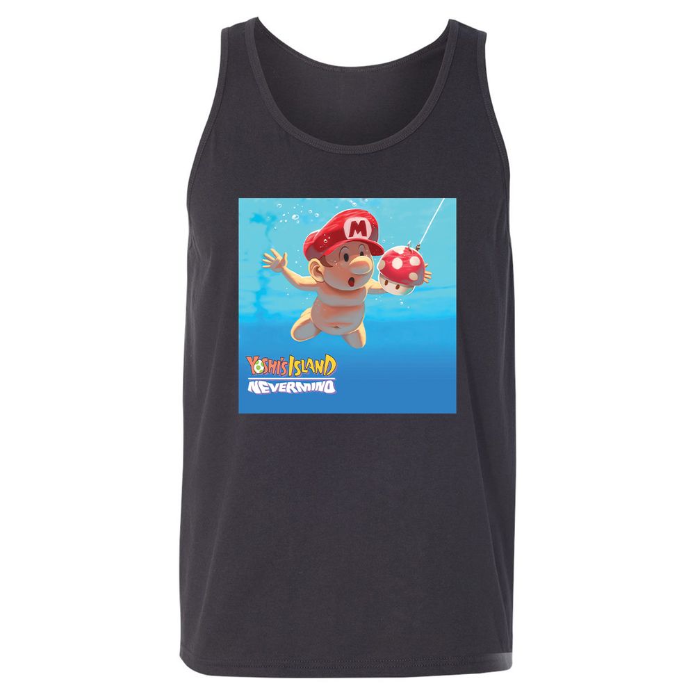 Unisex Jersey Tank - 1ETWYTMT - Dark Grey - 7