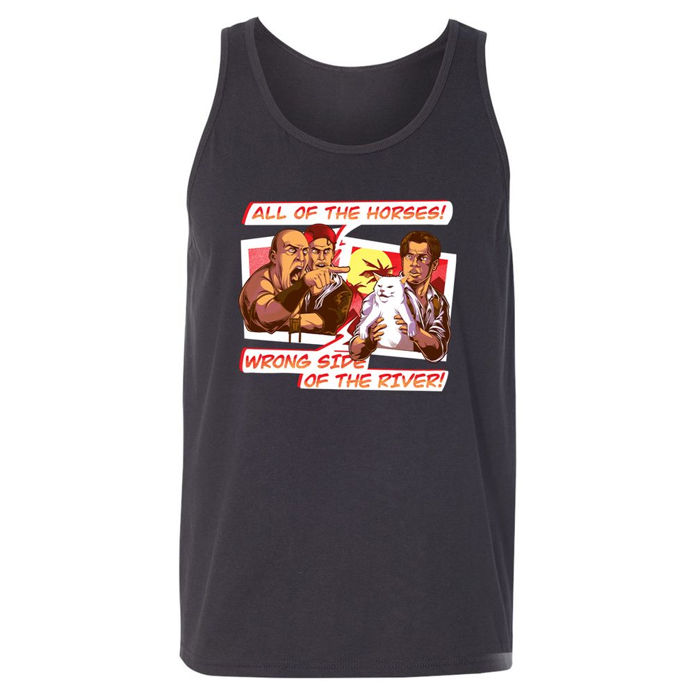 Unisex Jersey Tank - XE1WA5NQ - Dark Grey - 7