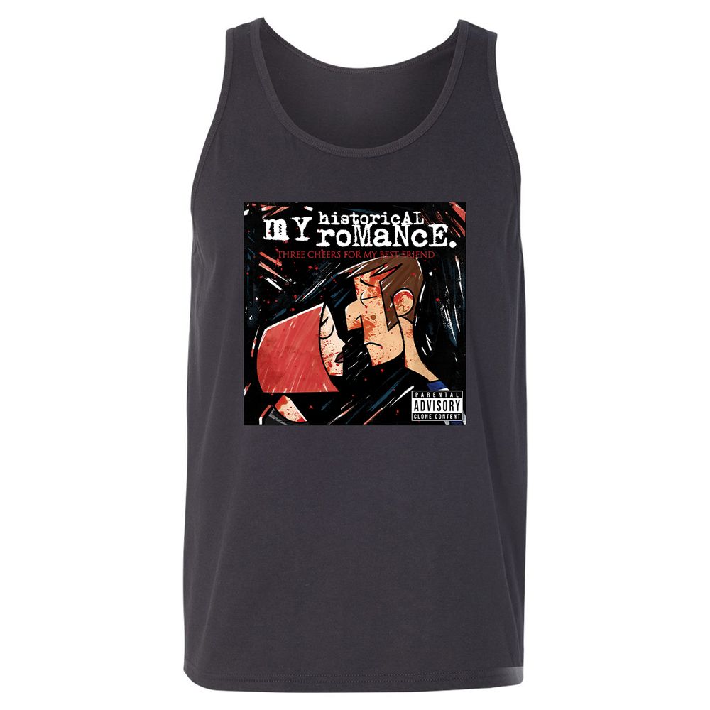 Unisex Jersey Tank - B3GSVNWE - Dark Grey - 7