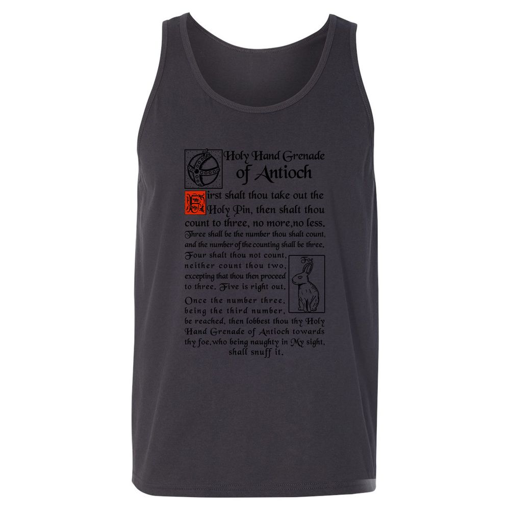 Unisex Jersey Tank - 31K5QH1T - Dark Grey - 7