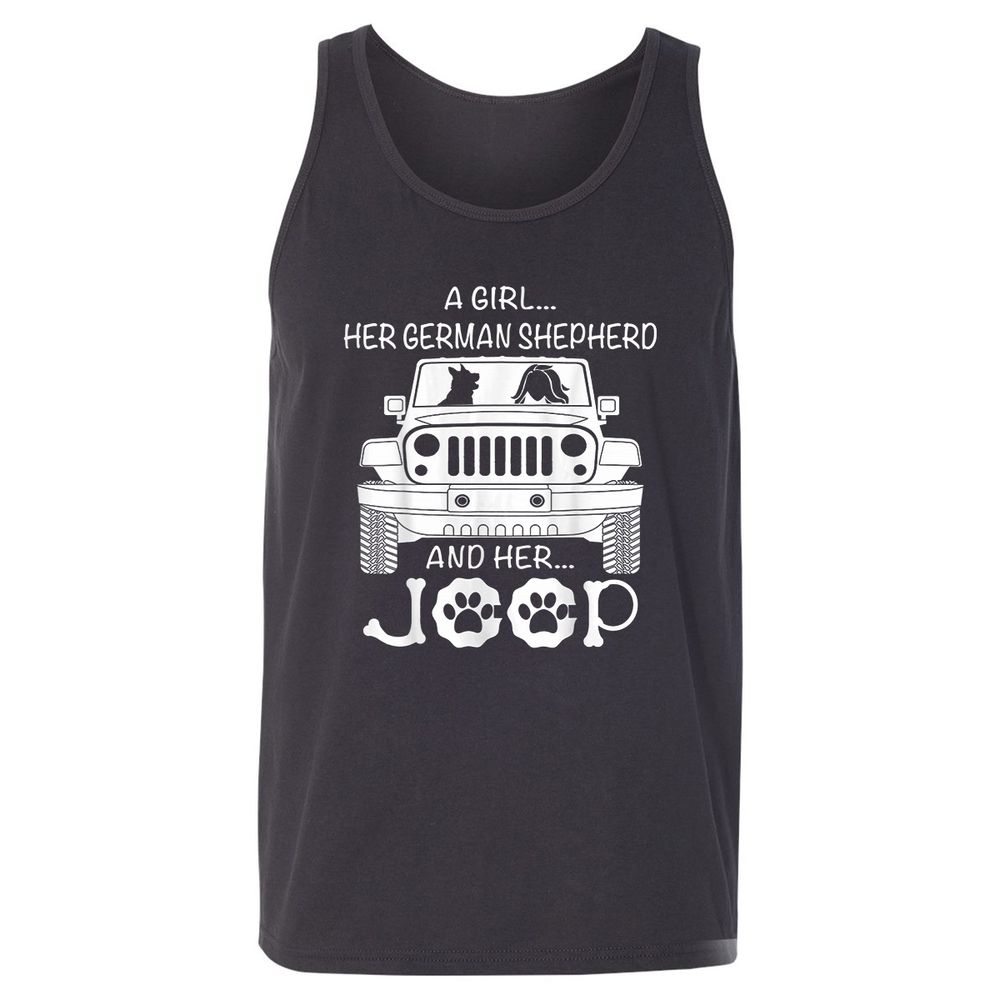 Unisex Jersey Tank - UAWYH527 - Dark Grey - 7