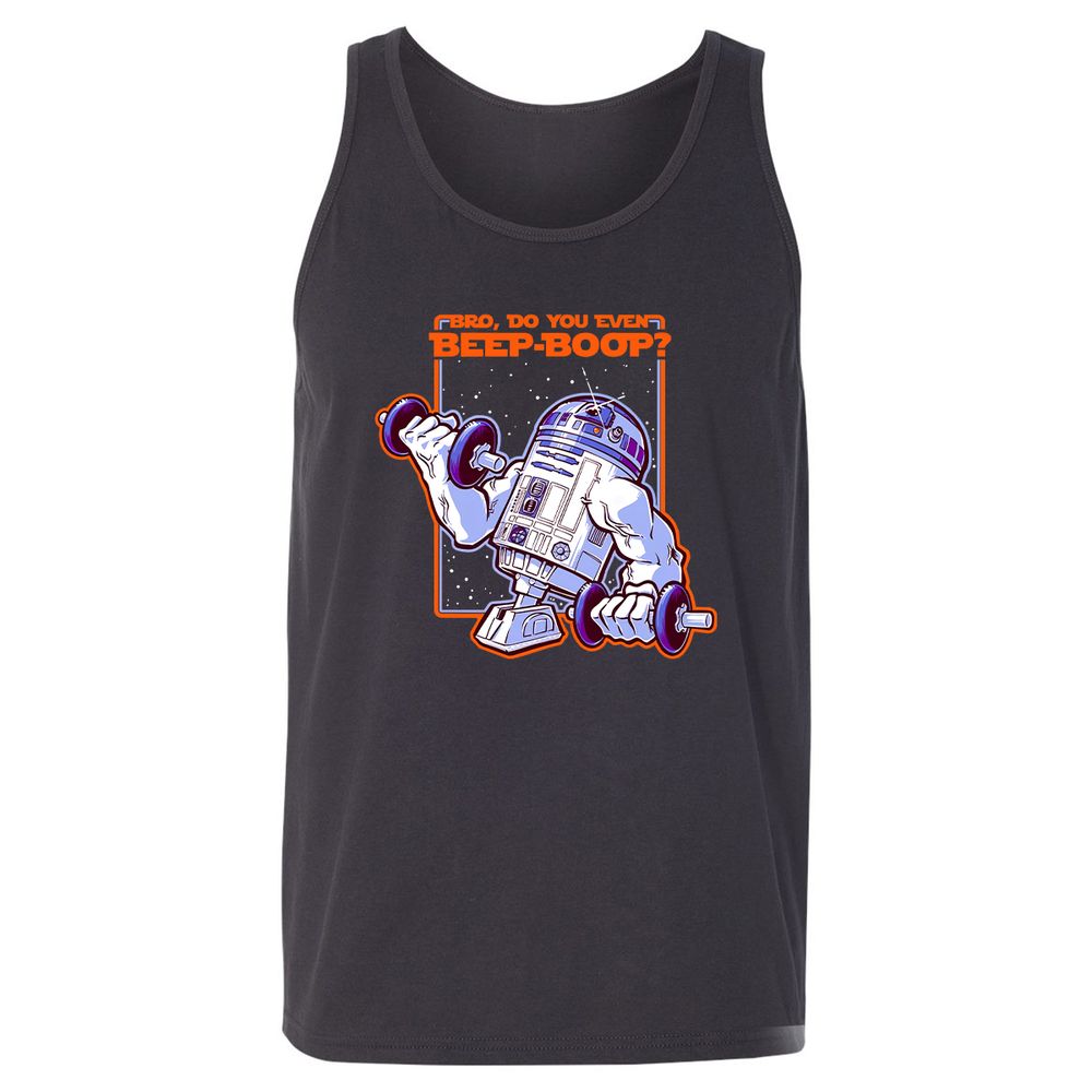 Unisex Jersey Tank - 3UFJVF72 - Dark Grey - 7