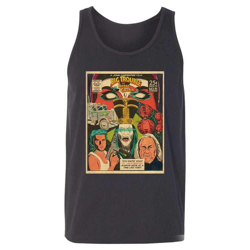 Unisex Jersey Tank - 9DB7TQLW - Dark Grey - 7