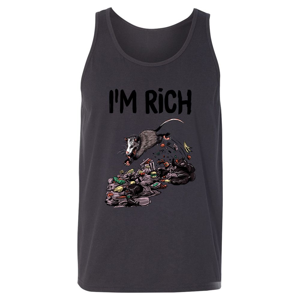 Unisex Jersey Tank - WU2YP8HN - Dark Grey - 7