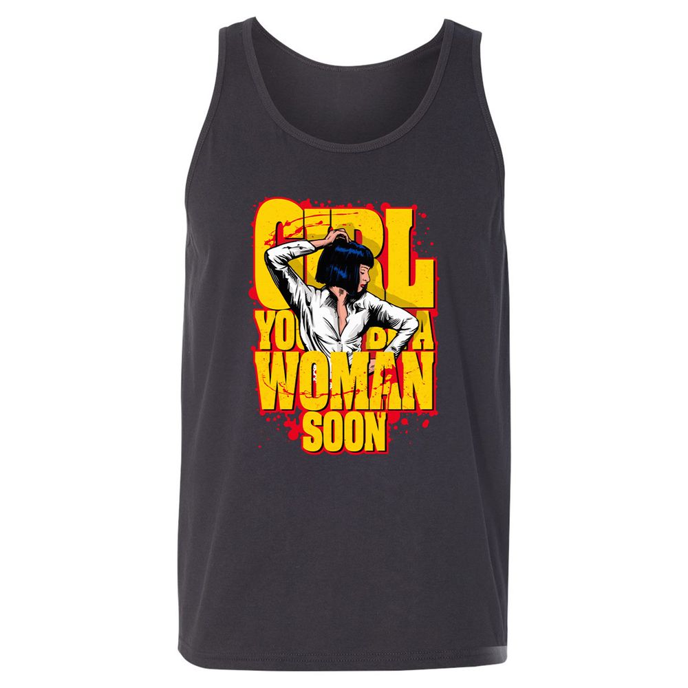 Unisex Jersey Tank - 1QWDC2AA - Dark Grey - 7