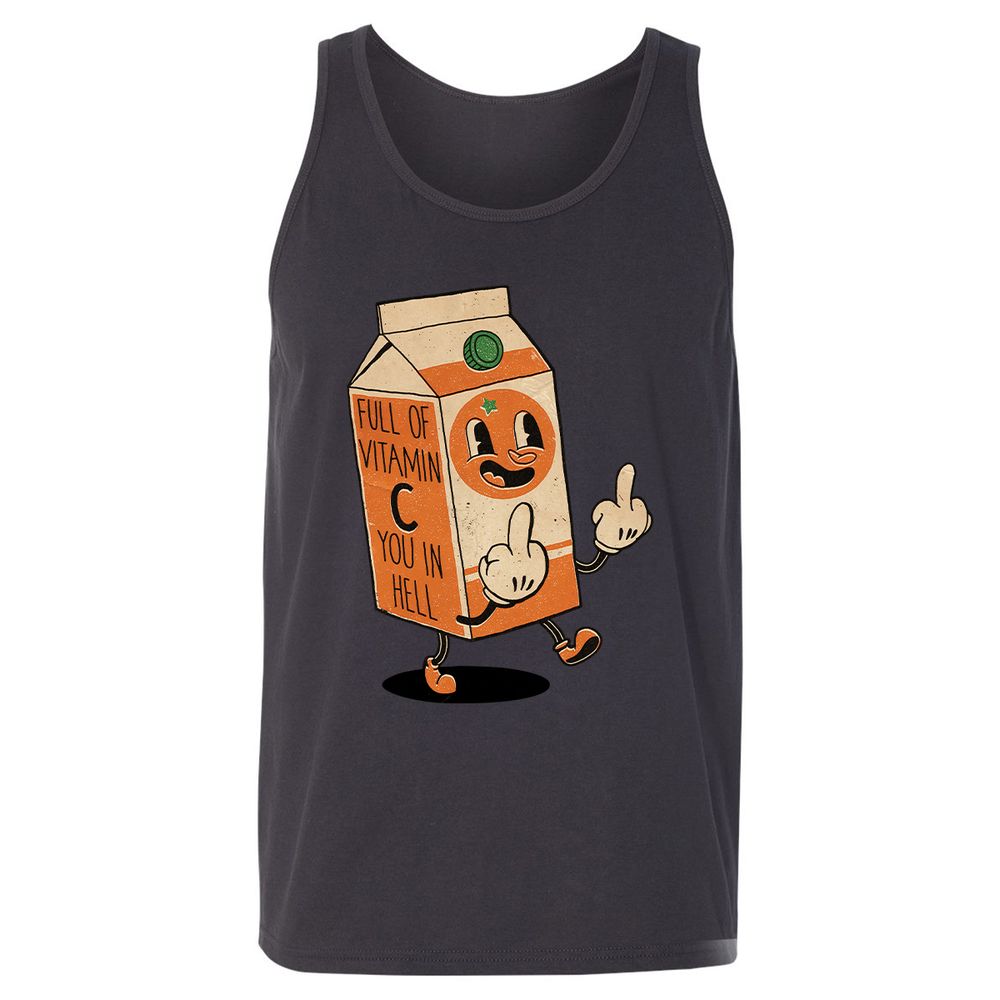 Unisex Jersey Tank - Z957S1J9 - Dark Grey - 7